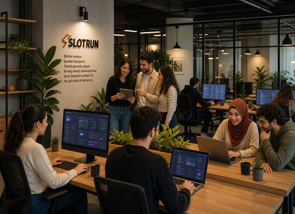 Slotrun İndir ekibi çalışma ortamı