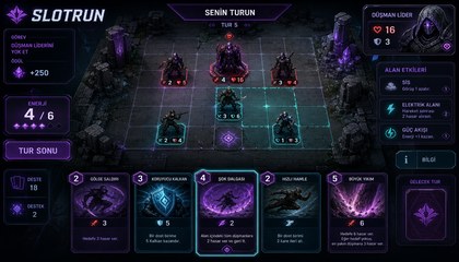 Slotrun Kart Tabanlı Strateji Modu